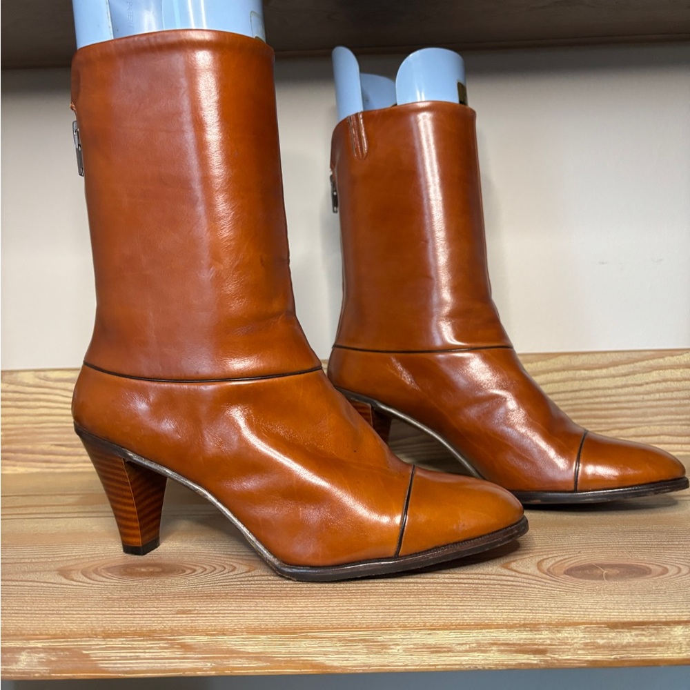Tanino Crisci Boots in Chestnut - Picture 4 of 7